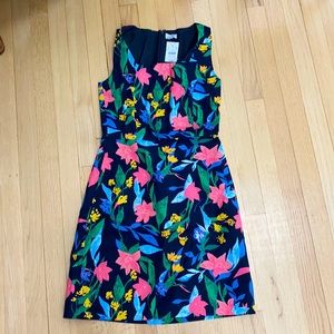New w tags JCrew Factory Shift Dress floral s0
